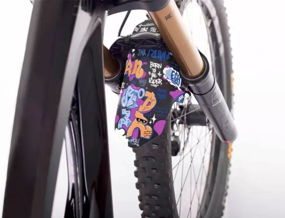 Mud Guard Born To Be Rider Black, Blue