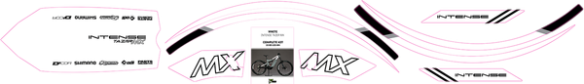 Graphics Kit For Tazer Mx White