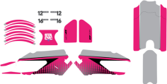 Stacyc Stability Cycle Graphics Kit Pink