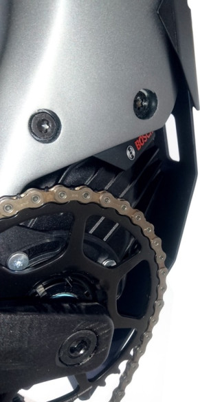 Cube E-bike Engine Skid Plate Alu Black