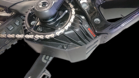 Lapierre E-bike Engine Skid Plate Alu Black