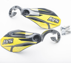 Handguards Kit With Aluminium Supports Black
