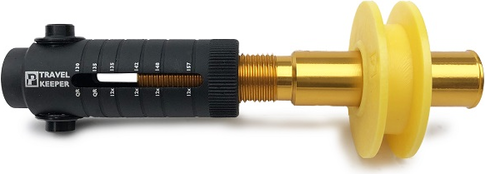 Travel Chain Keeper Black, Gold