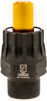 Pro Cassette Lockring Socket With Pin Black, Yellow