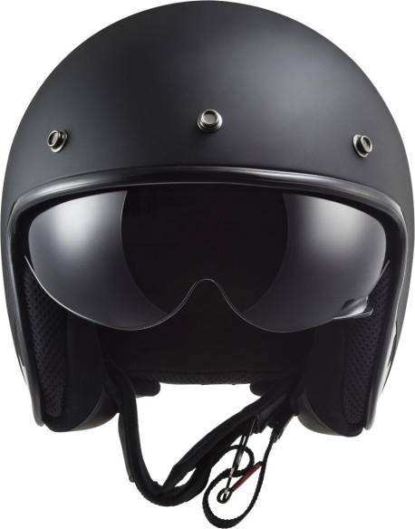 Casca Moto Open-Face/Jet OF601 Bob II Solid Black Matt