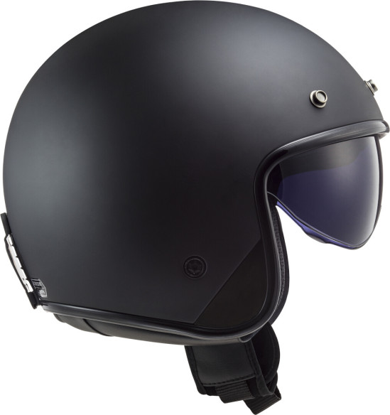 Casca Moto Open-Face/Jet OF601 Bob II Solid Black Matt