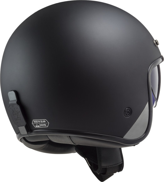 Casca Moto Open-Face/Jet OF601 Bob II Solid Black Matt
