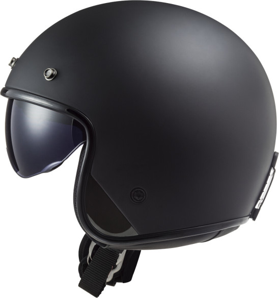 Casca Moto Open-Face/Jet OF601 Bob II Solid Black Matt