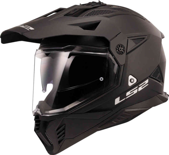 Casca Moto ATV MX702 Pioneer II Solid Black Matt