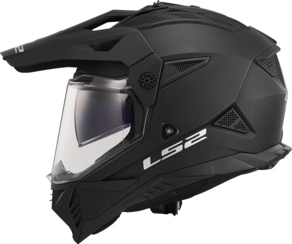Casca Moto ATV MX702 Pioneer II Solid Black Matt