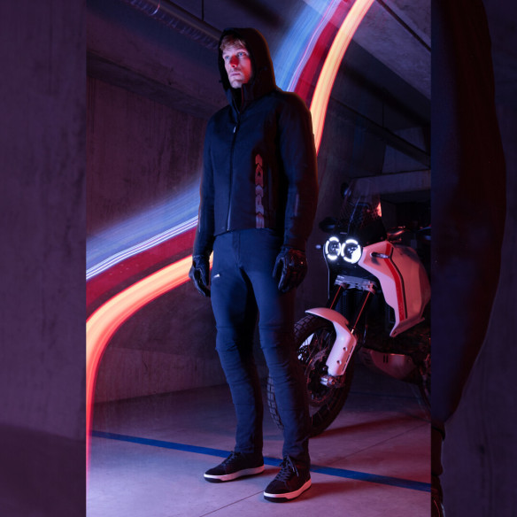 Pantaloni Moto Textili Charged Anthracite