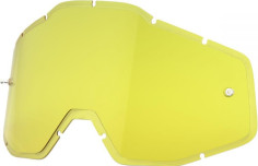 Lentila Schimb Racecraft/Accuri/Strata HD Galbena ANTI-FOG INJECTED