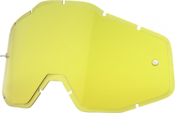 Lentila Schimb Racecraft/Accuri/Strata HD Galbena ANTI-FOG INJECTED