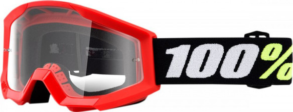 Ochelari Enduro Copii Strata Mini Grom Red Clear Lens