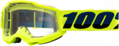 Ochelari Enduro Copii Accuri 2 Fluo Yellow Clear Lens