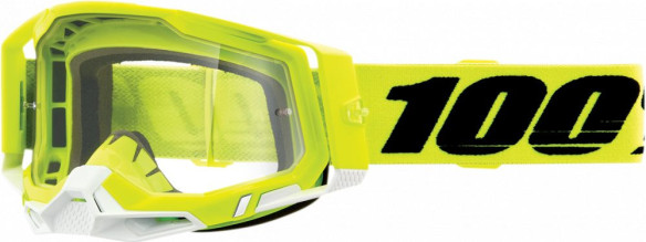 Ochelari Enduro Racecraft 2 Fluo Yellow Clear Lens