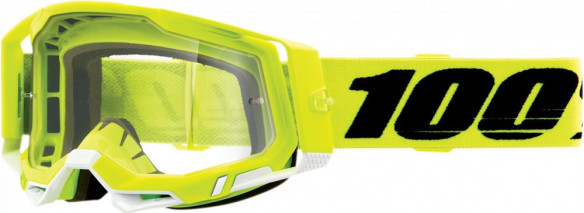 Ochelari Enduro Racecraft 2 Fluo Yellow Clear Lens