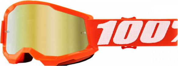 Ochelari Enduro Copii Strata 2 Orange Mirror Gold Lens