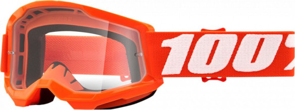 Ochelari Enduro Copii Strata 2 Orange Clear Lens