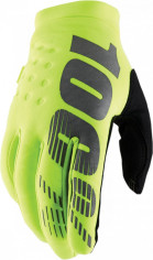 Manusi Enduro Copii Brisker Yellow Fluo