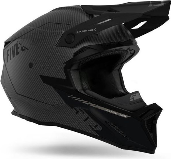 Casca Snowmobil Altitude 2.0 Carbon Fiber 3K ECE Hi Flow Black Ops Matt