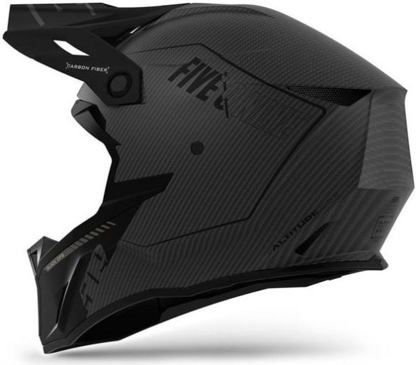 Casca Snowmobil Altitude 2.0 Carbon Fiber 3K ECE Hi Flow Black Ops Matt