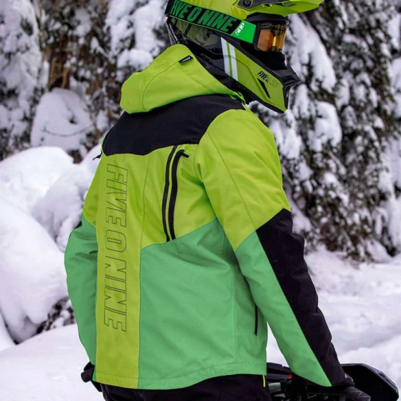 Geaca Snowmobil Insulated R-200 Acid Green