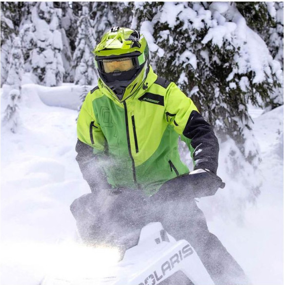 Geaca Snowmobil Insulated R-200 Acid Green
