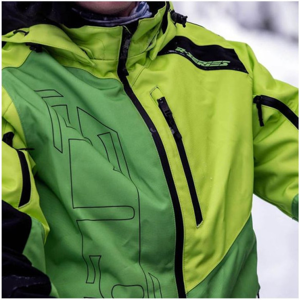 Geaca Snowmobil Insulated R-200 Acid Green