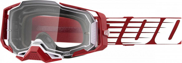 Ochelari Moto MX/Enduro Armega Deep Red Clear Lens 50004-00009