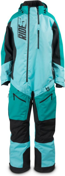 Combinezon Snowmobil Dama Insulated Allied Monosuit Emerald/Mint