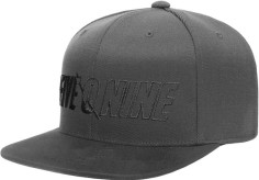 Sapca Flat Brim CVT Snapback Charcoal Grey 23
