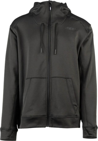 Hanorac Mid Layer Tech Zip Pirate Black 2024