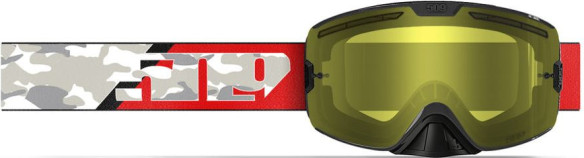 Ochelari Enduro Kingpin Fuzion Flow White Camo Clear Lens 23