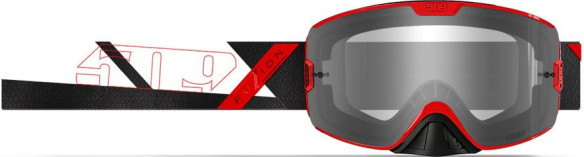 Ochelari Enduro Kingpin Fuzion White/Red Clear Lens 23