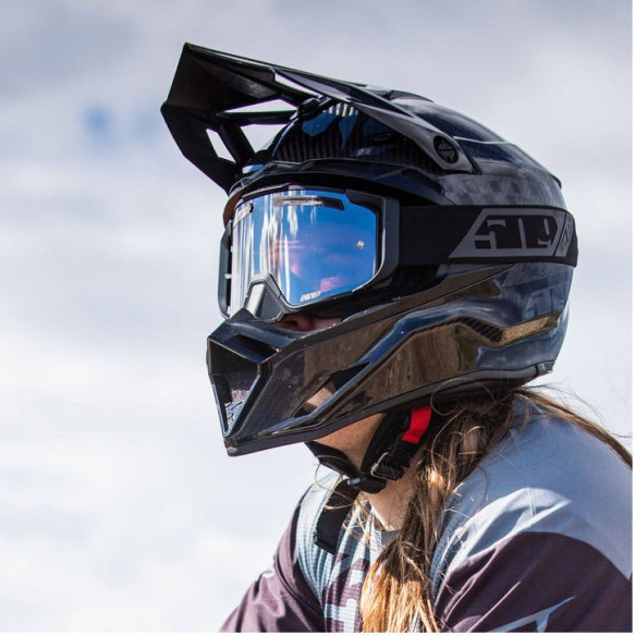 Ochelari Enduro Sinister MX6 Fuzion Flow Black Tint Mirror Lens Amber 23