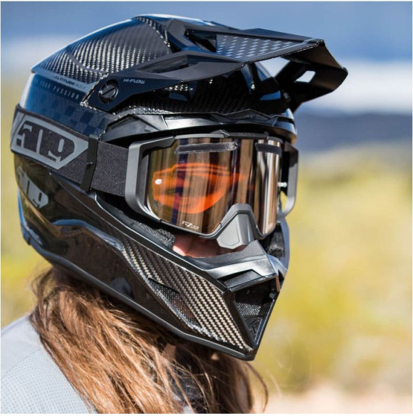 Ochelari Enduro Sinister MX6 Fuzion Flow Black Tint Mirror Lens Amber 23
