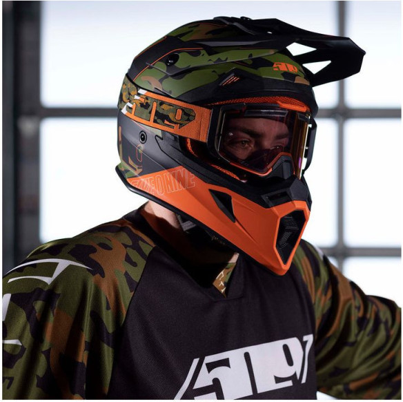 Ochelari Enduro Sinister MX6 Fuzion Flow Hunter Camo Tint Mirror Red 23