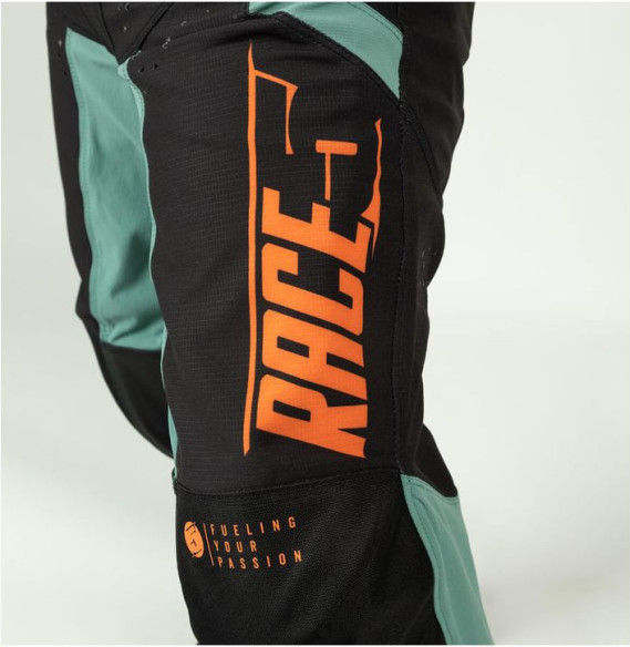 Pantaloni Moto MX Race 5 Sci-Fi Green 23