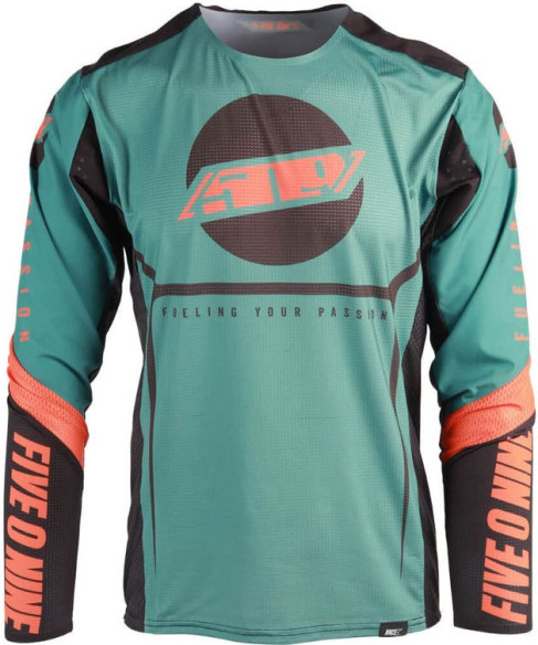 Tricou Moto MX Race 5 Sci-Fi Green 23