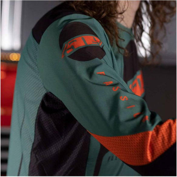 Tricou Moto MX Race 5 Sci-Fi Green 23