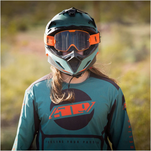 Tricou Moto MX Race 5 Sci-Fi Green 23