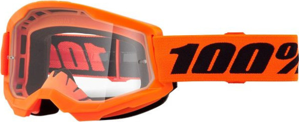 Ochelari Moto MX/Enduro Strata 2 Neon Orange Clear Lens 5002700016