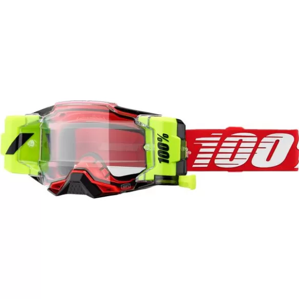Ochelari Moto MX/Enduro Armega Red Clear Lens 50006-00008