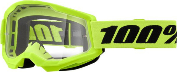 Ochelari Moto MX/Enduro Strata 2 Neon Yellow Clear Lens 50027-00016