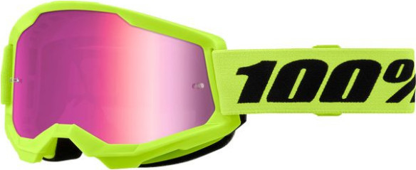 Ochelari Moto MX/Enduro Strata 2 Neon Yellow Pink-Mirror Lens 50028-00016