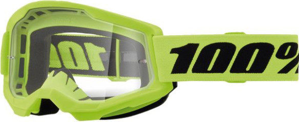 Ochelari Moto MX/Enduro Strata 2 Neon Yellow Clear Lens 50031-00010