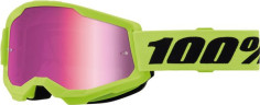 Ochelari Moto MX/Enduro Copii Strata 2 Neon Yellow Pink-Mirror Lens 50032-00010