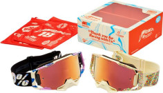 Pachet 2 Ochelari Moto MX/Enduro Armega Donut Pink-Mirror Lens 50057-00001