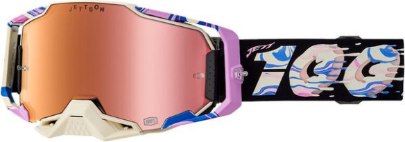Pachet 2 Ochelari Moto MX/Enduro Armega Donut Pink-Mirror Lens 50057-00001